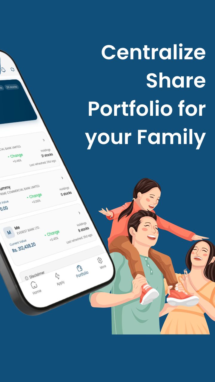 One place for the whole family's share portfolio